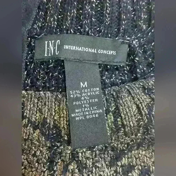 INC International Concepts Sweater  M0283 - Picture 4 of 4